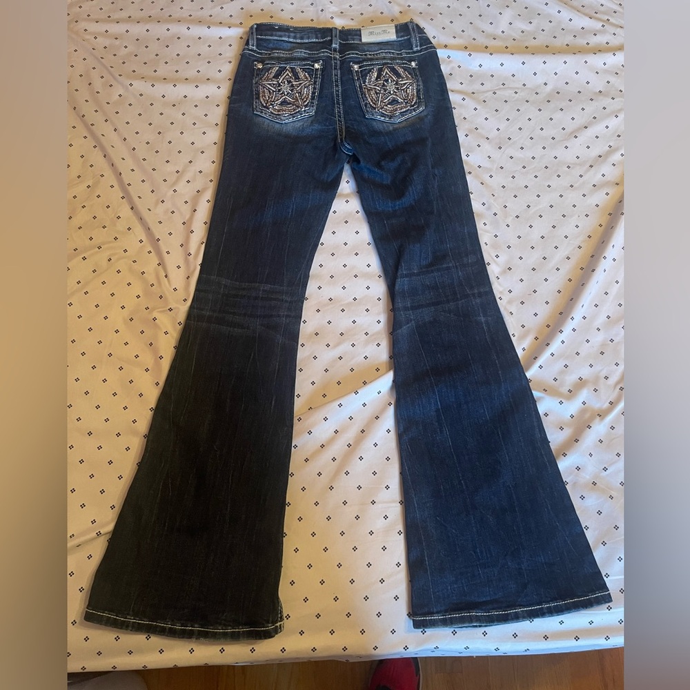 Miss me size youth 14 dark blue jeans